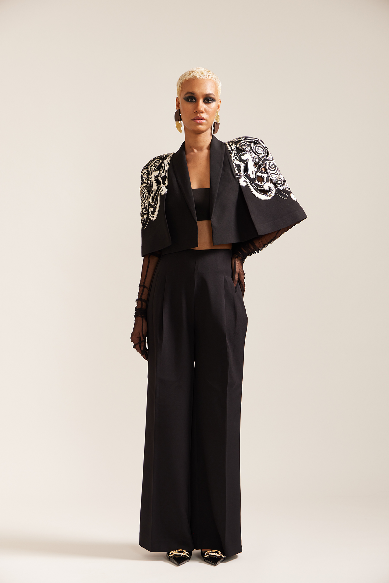 Psychedelic Cape Jacket Co-ord