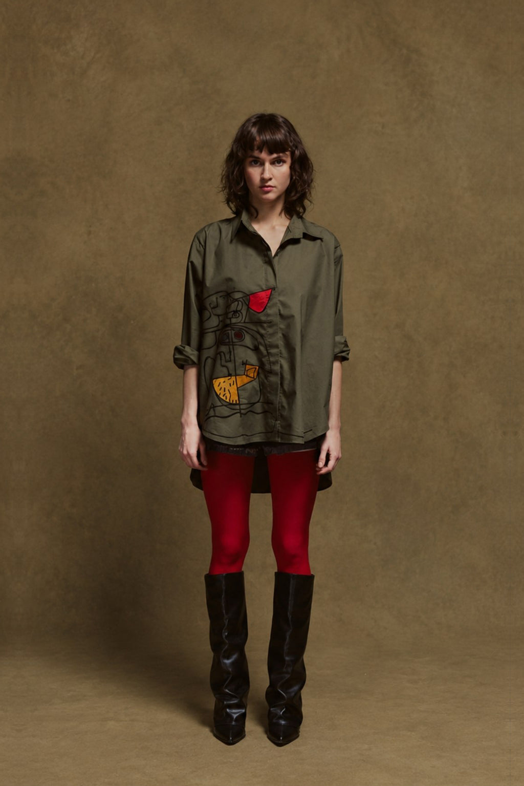 Picasso Face Line Shirt