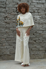 Load image into Gallery viewer, SUNFLOWER CAPE JACKET CO-ORD
