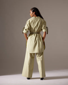 OPEN HAND LINEN OVERSIZED JACKET CO-ORD