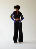 Load image into Gallery viewer, PAINT STAIN CROPPED BLAZER CO-ORD SET
