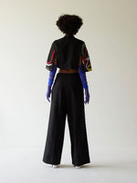 Load image into Gallery viewer, PAINT STAIN CROPPED BLAZER CO-ORD SET
