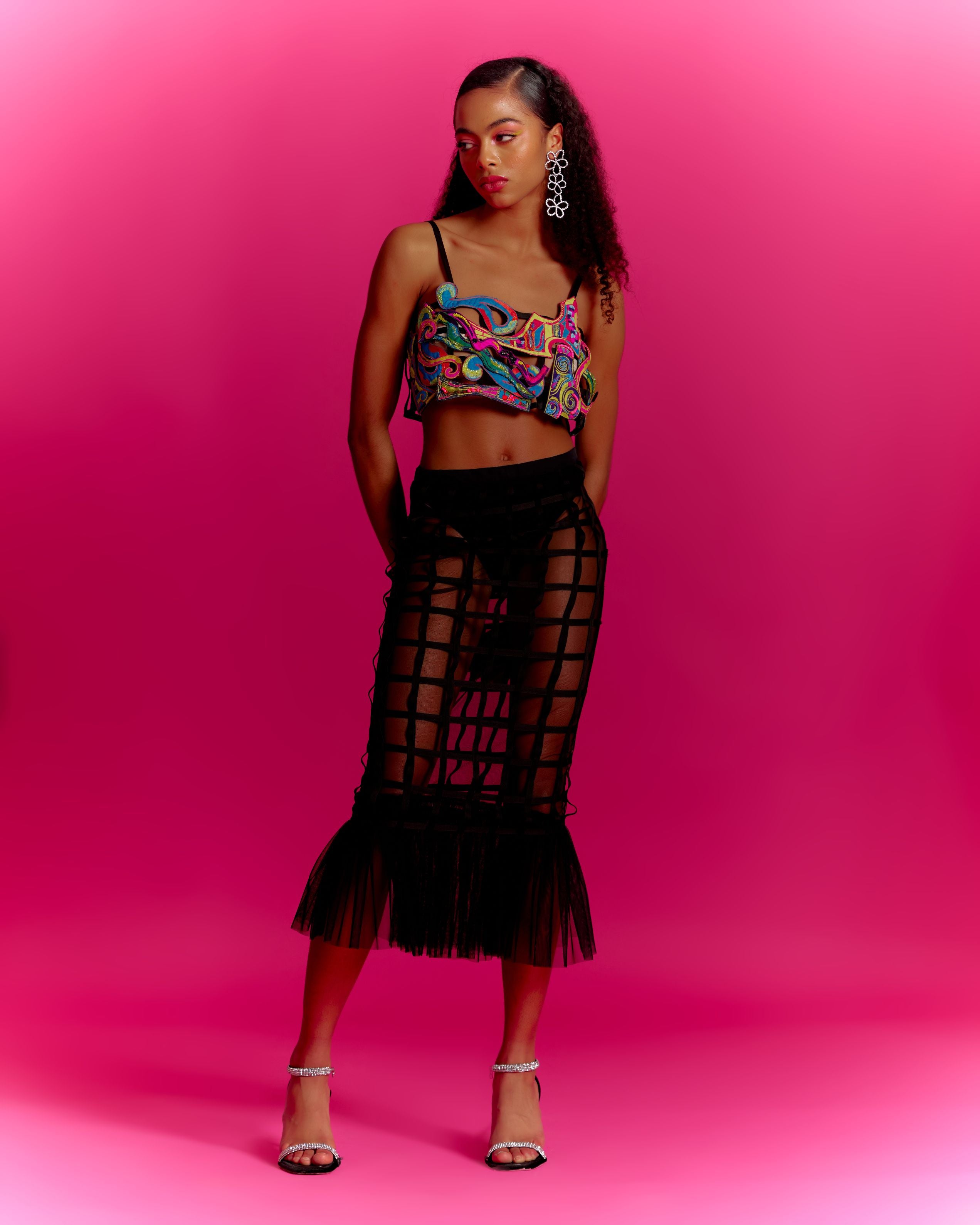 Blurry Eyes Trippy Vibes Co-ord