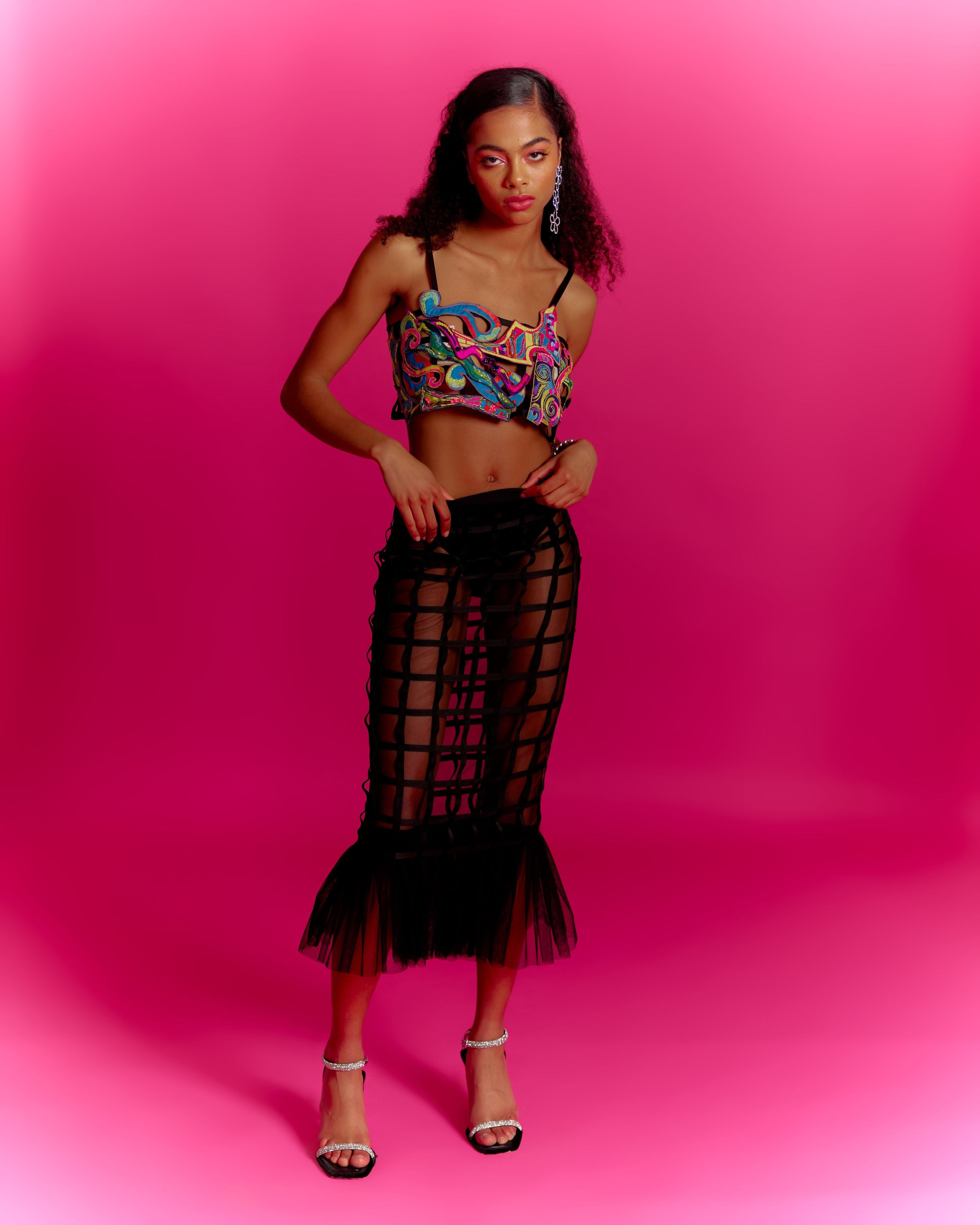 Blurry Eyes Trippy Vibes Co-ord