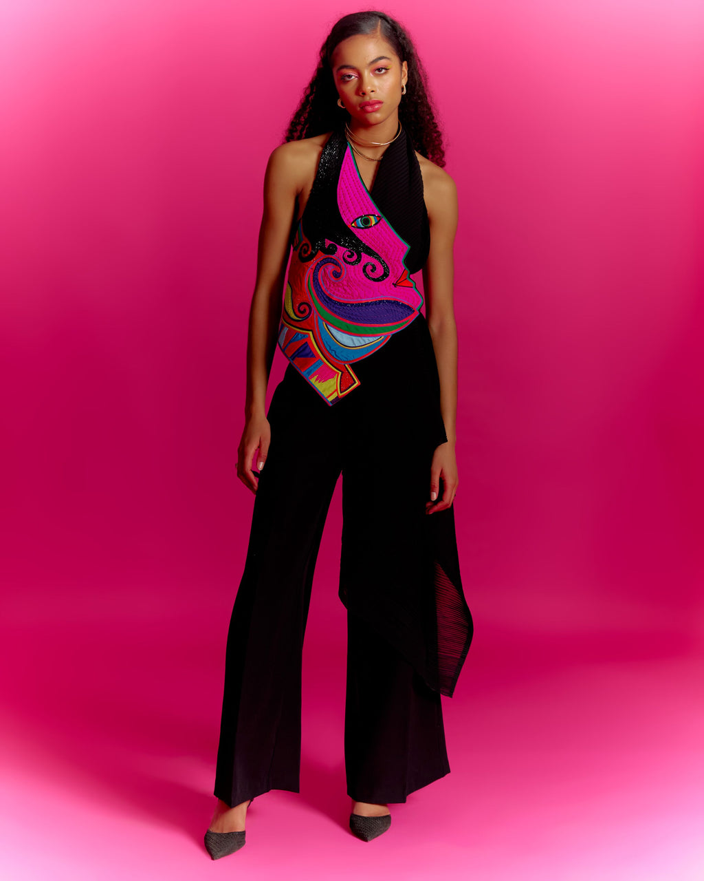 1 Face Drape Jacket Co-ord