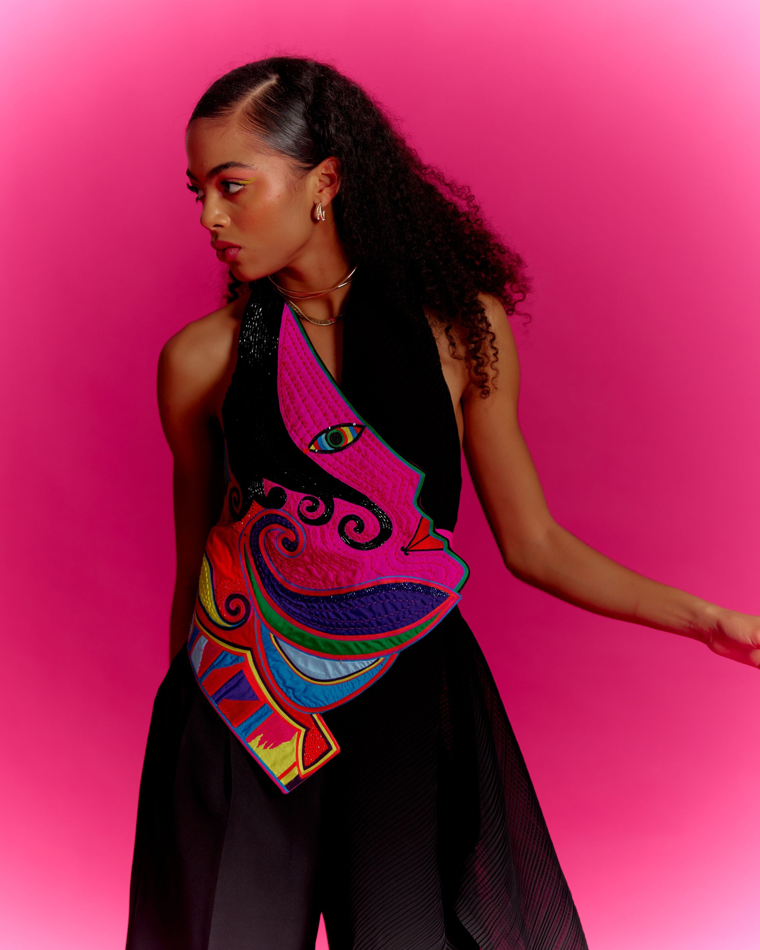 1 Face Drape Jacket Co-ord