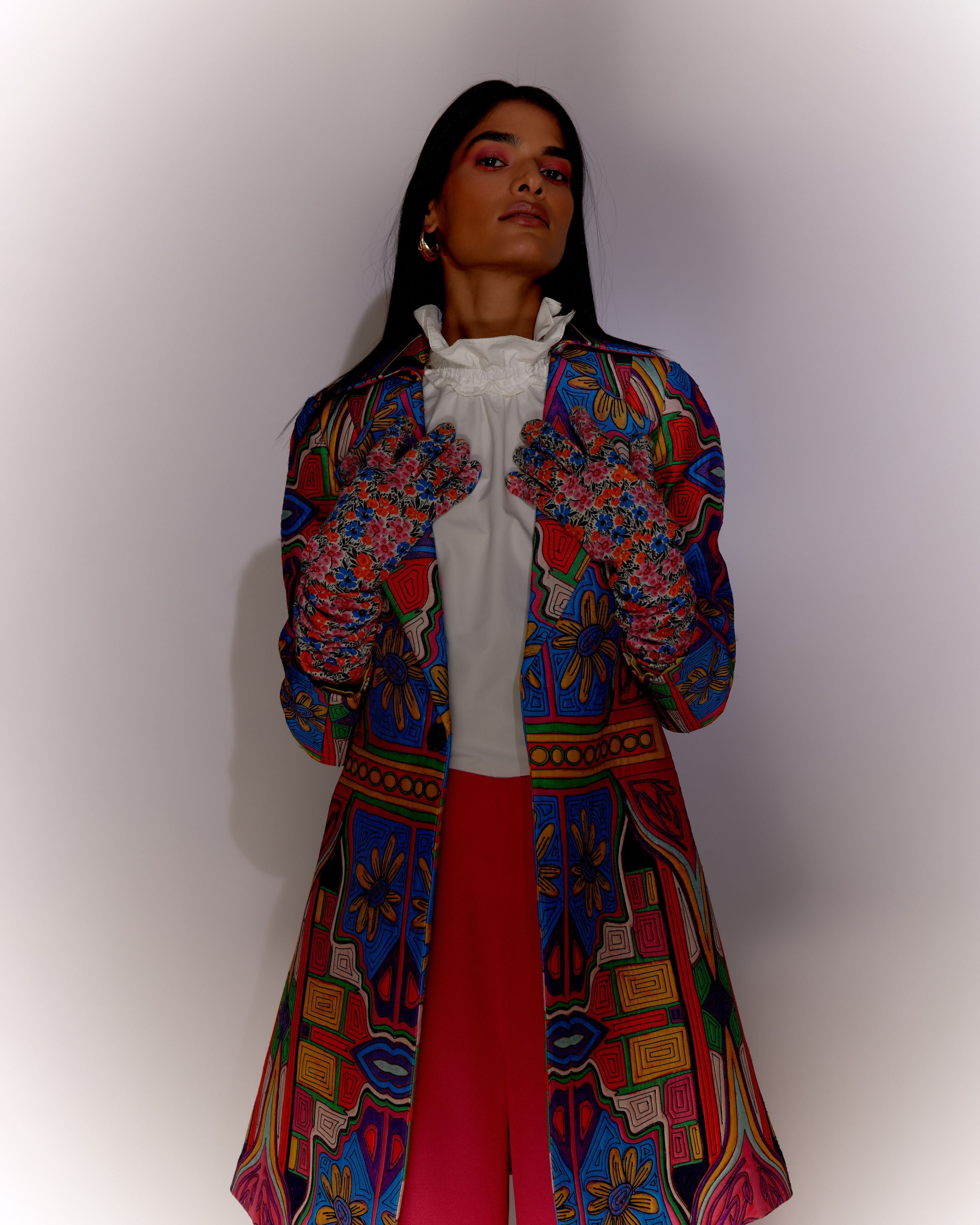 Quilted Long Jacket
