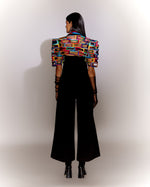 Load image into Gallery viewer, Bricks Cutwork Cropped Jacket Co-ord
