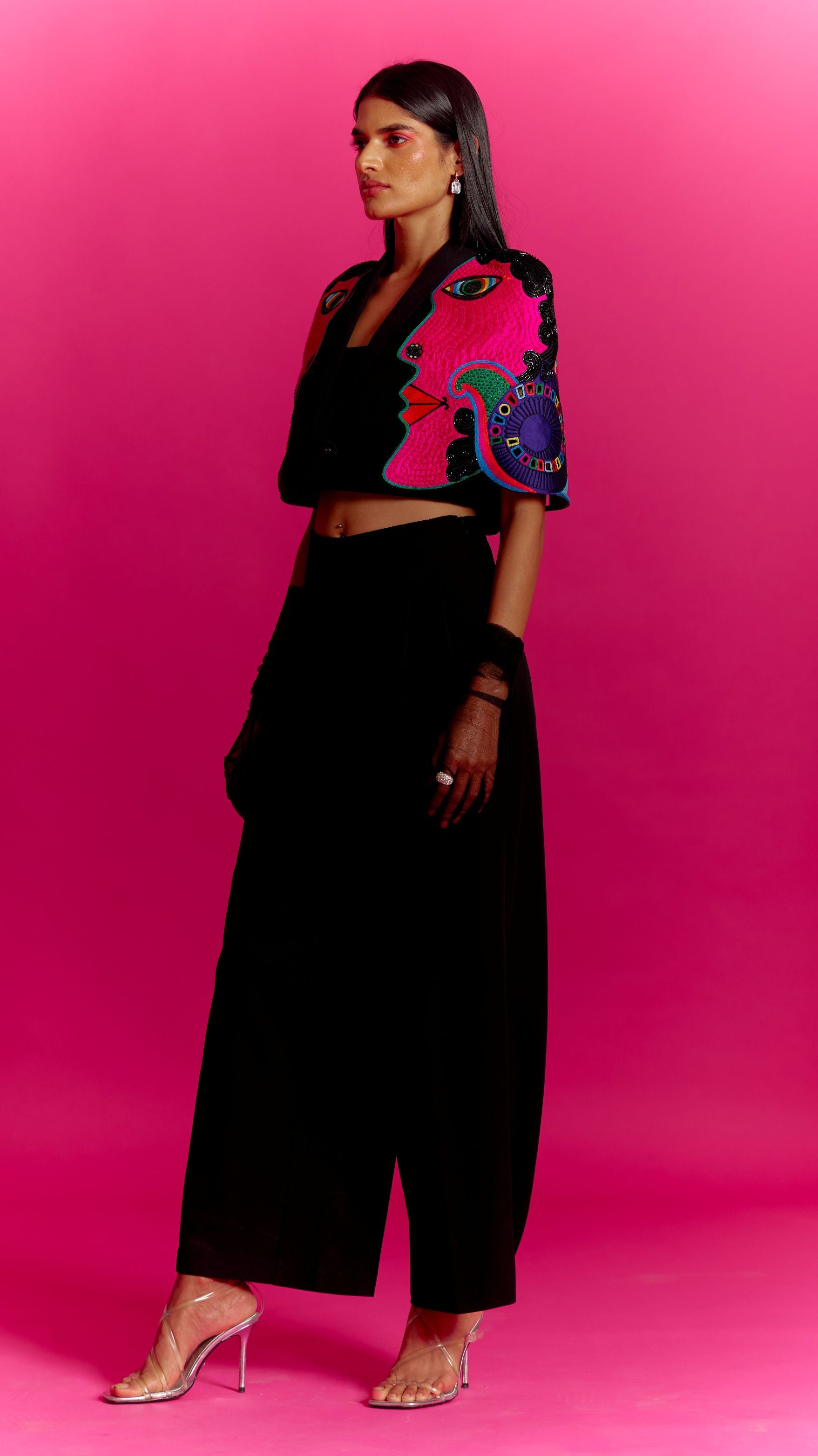 2 Face Fuchsia Jacket Co-ord