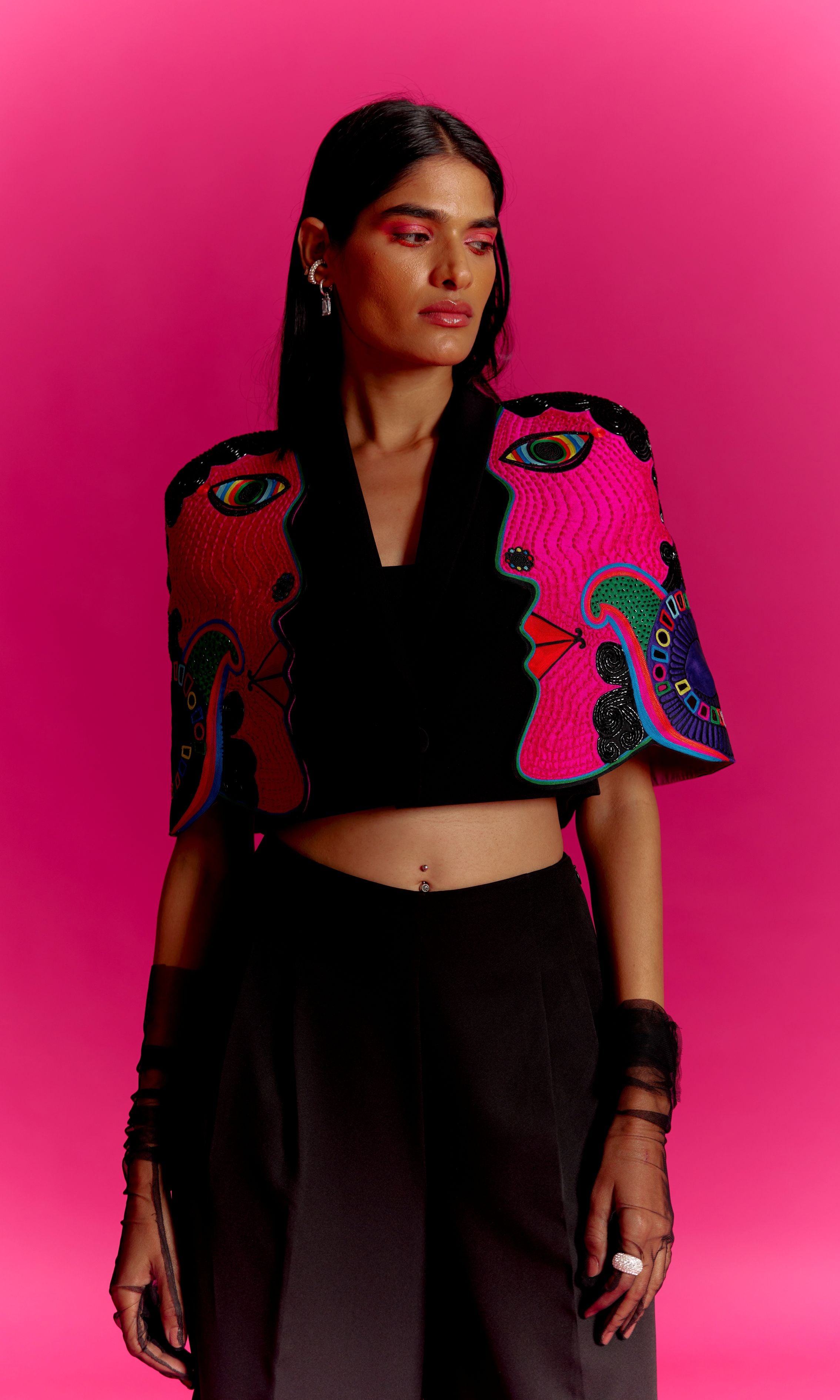 2 Face Fuchsia Jacket Co-ord