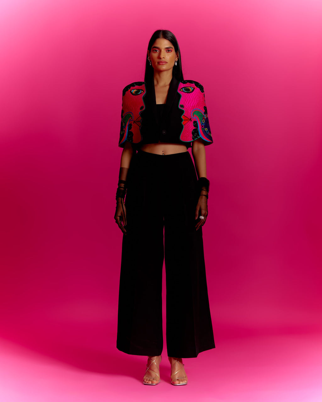 2 Face Fuchsia Jacket Co-ord
