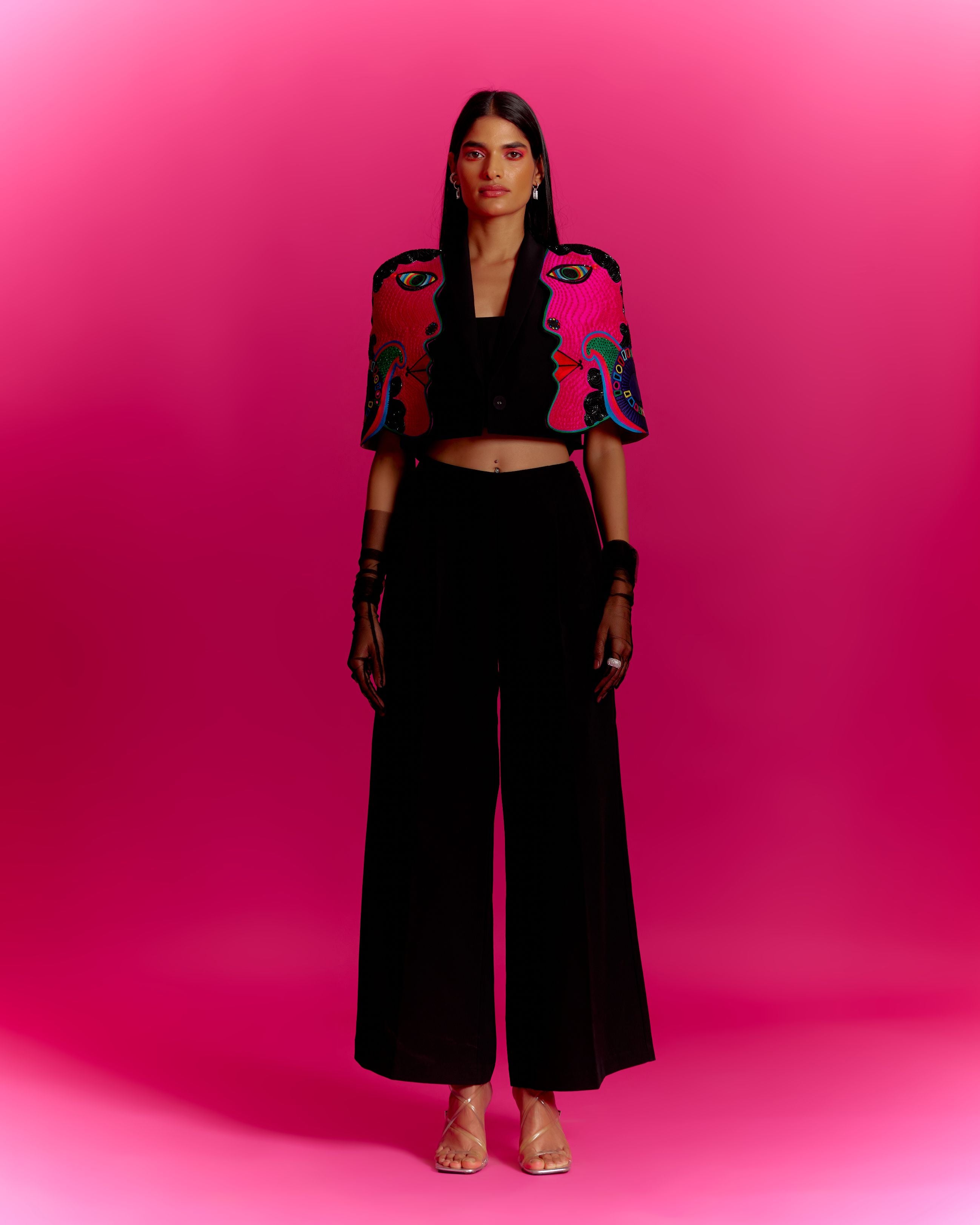 2 Face Fuchsia Jacket Co-ord