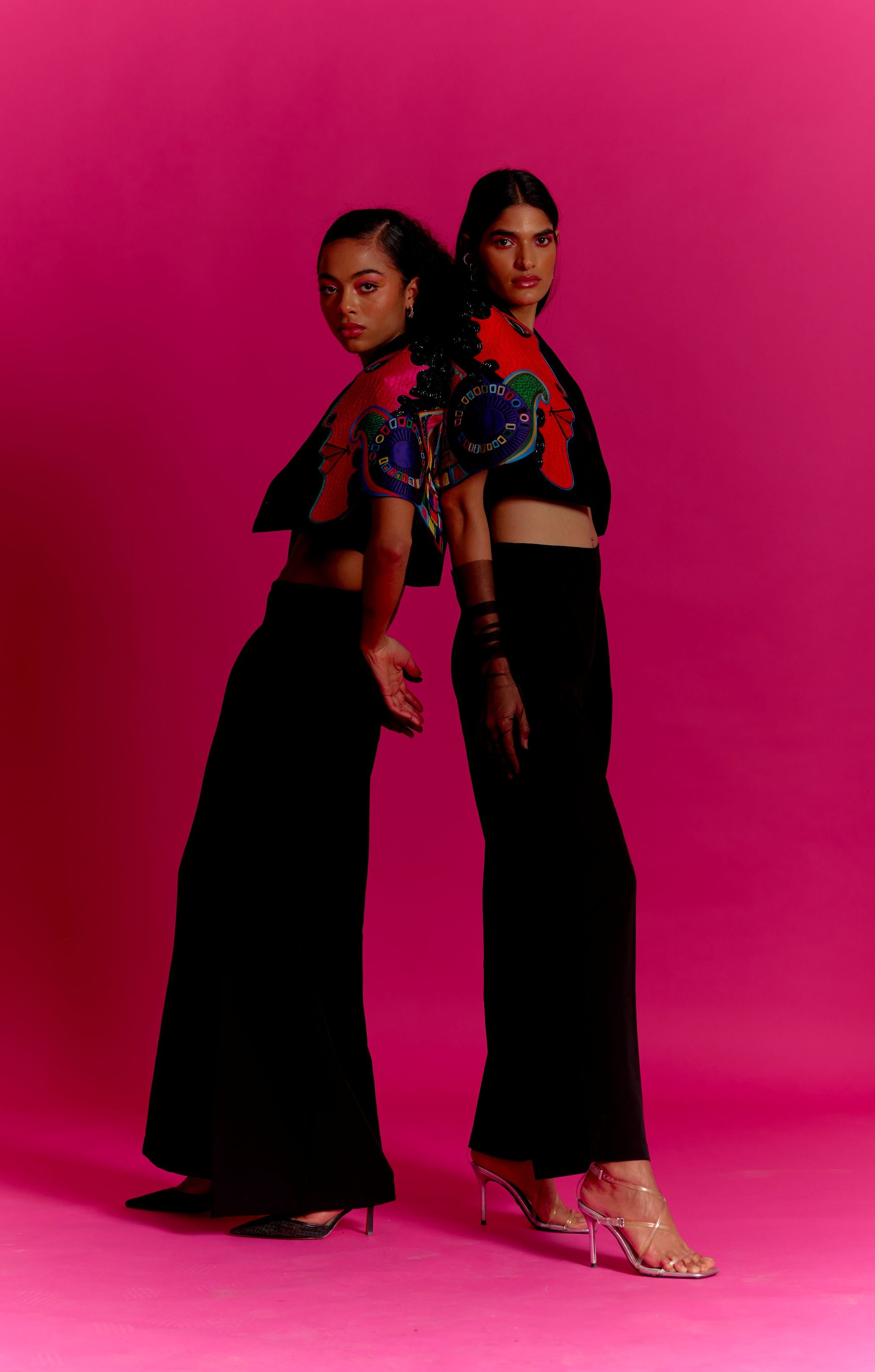 2 Face Fuchsia Jacket Co-ord