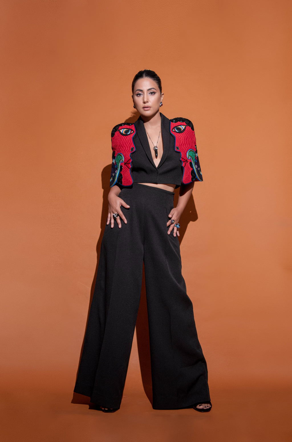 2 Face Red Jacket Co-ord