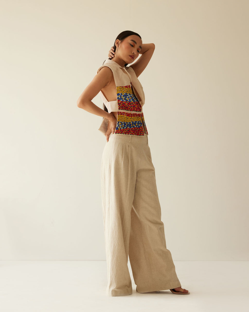 FLOWER VALLEY ORGANZA JACKET CO-ORD SET