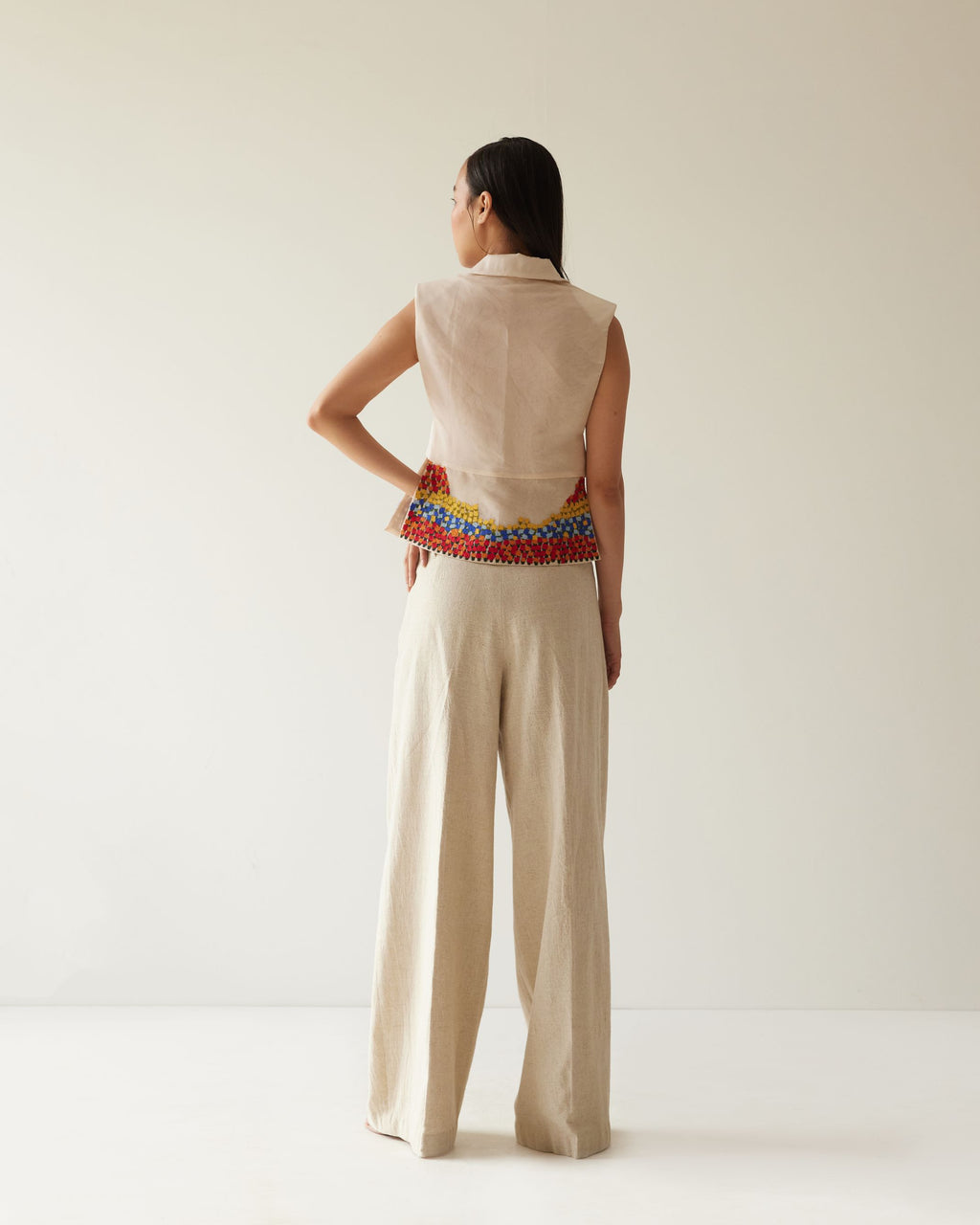 FLOWER VALLEY ORGANZA JACKET CO-ORD SET