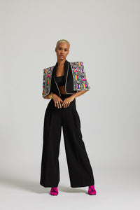 The Art Installation Cape Style blazer Co-ord