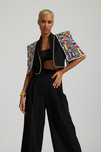 The Art Installation Cape Style blazer Co-ord