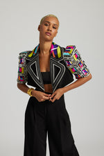 Load image into Gallery viewer, Missing Pieces blazer Co-ord
