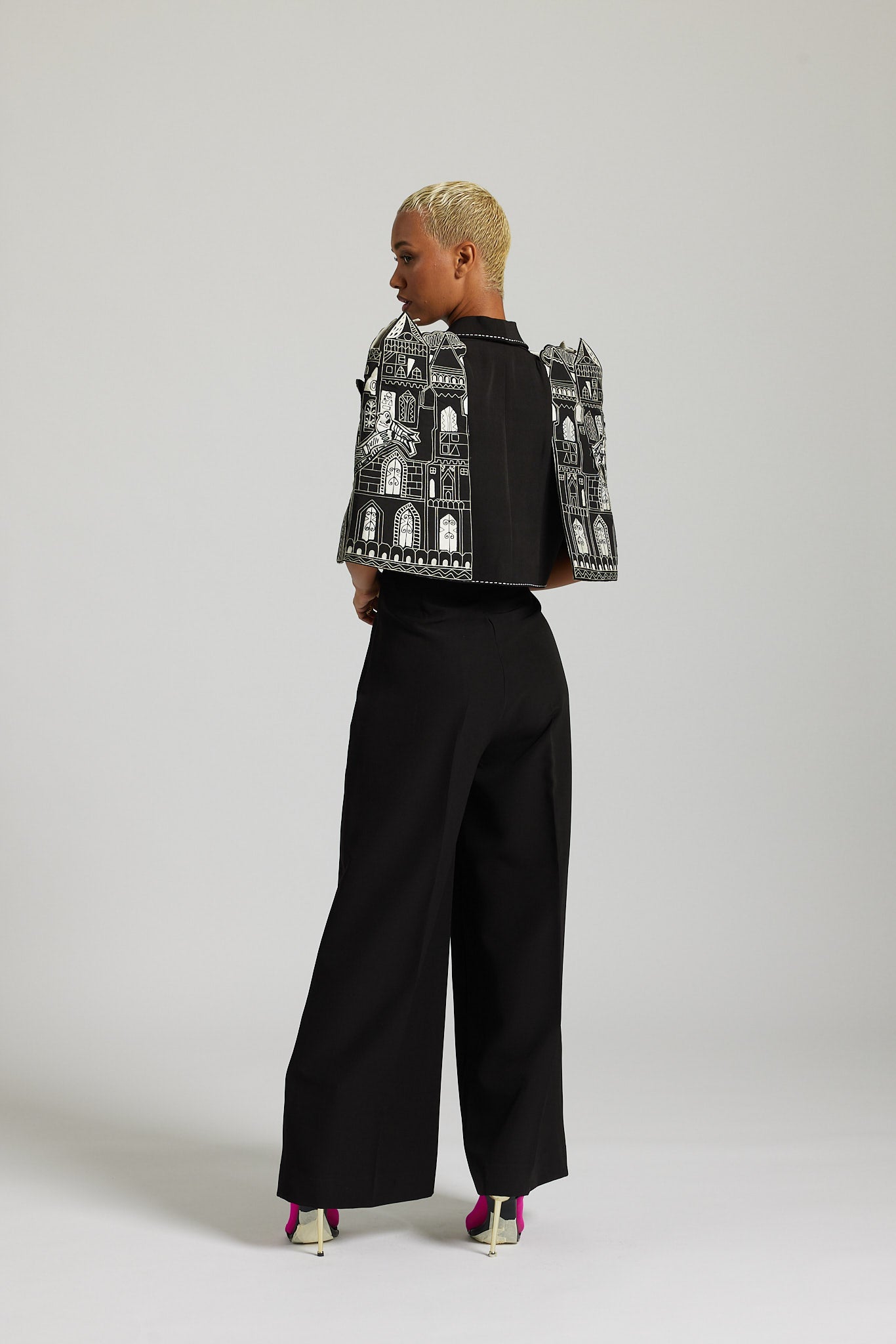 Black dream house with Trousers Co-ord