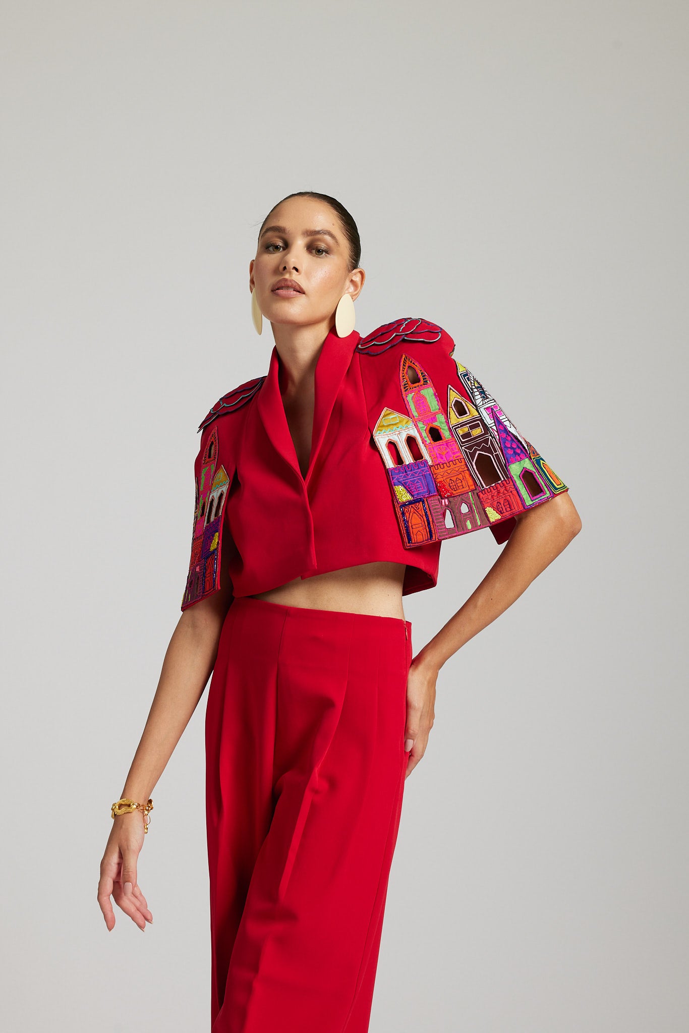 Red Houses Cape Style blazer Co-ord