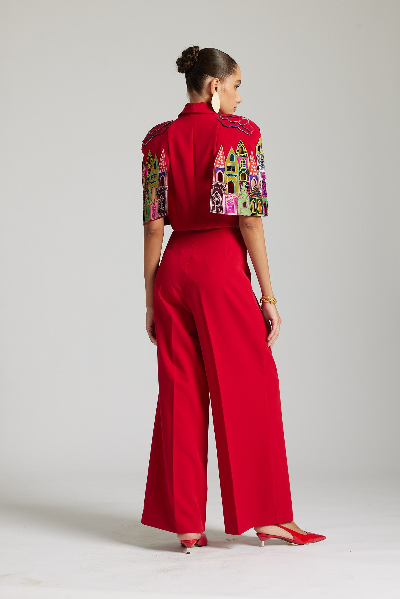 Red Houses Cape Style blazer Co-ord