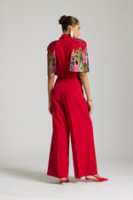 Load image into Gallery viewer, Red Houses Cape Style blazer Co-ord
