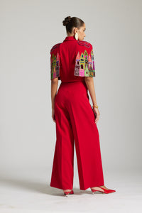 Red Houses Cape Style blazer Co-ord