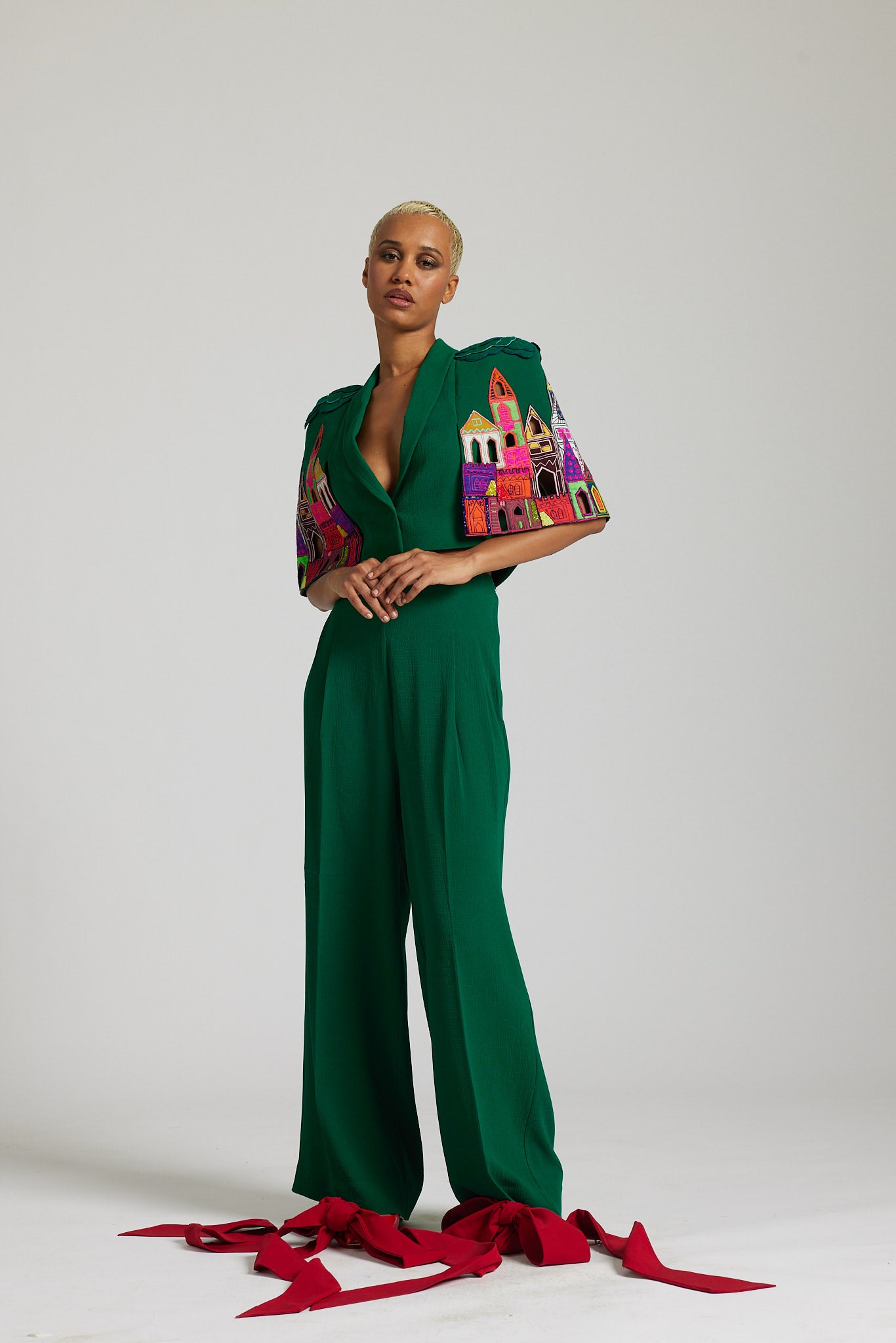 Green Houses Cape Style blazer Co-ord