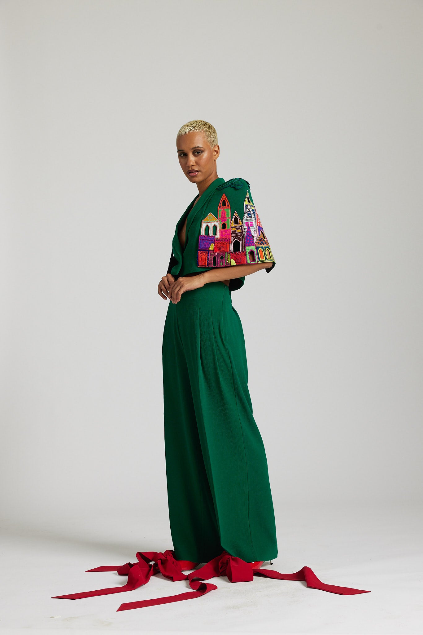 Green Houses Cape Style blazer Co-ord