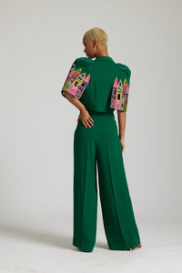 Green Houses Cape Style blazer Co-ord