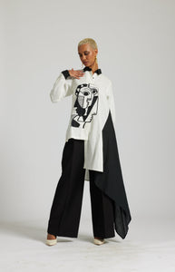 Picasso Drape Shirt