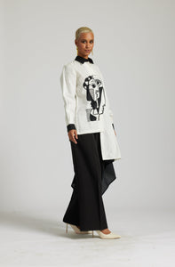 Picasso Drape Shirt