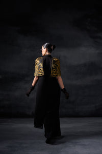 2 face line with drape saree