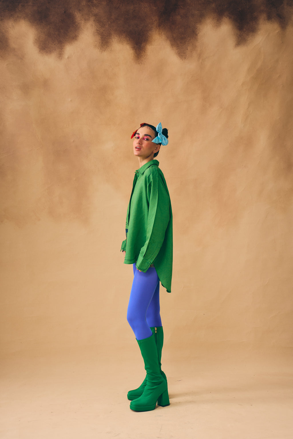 Green Abstract Art Shirt