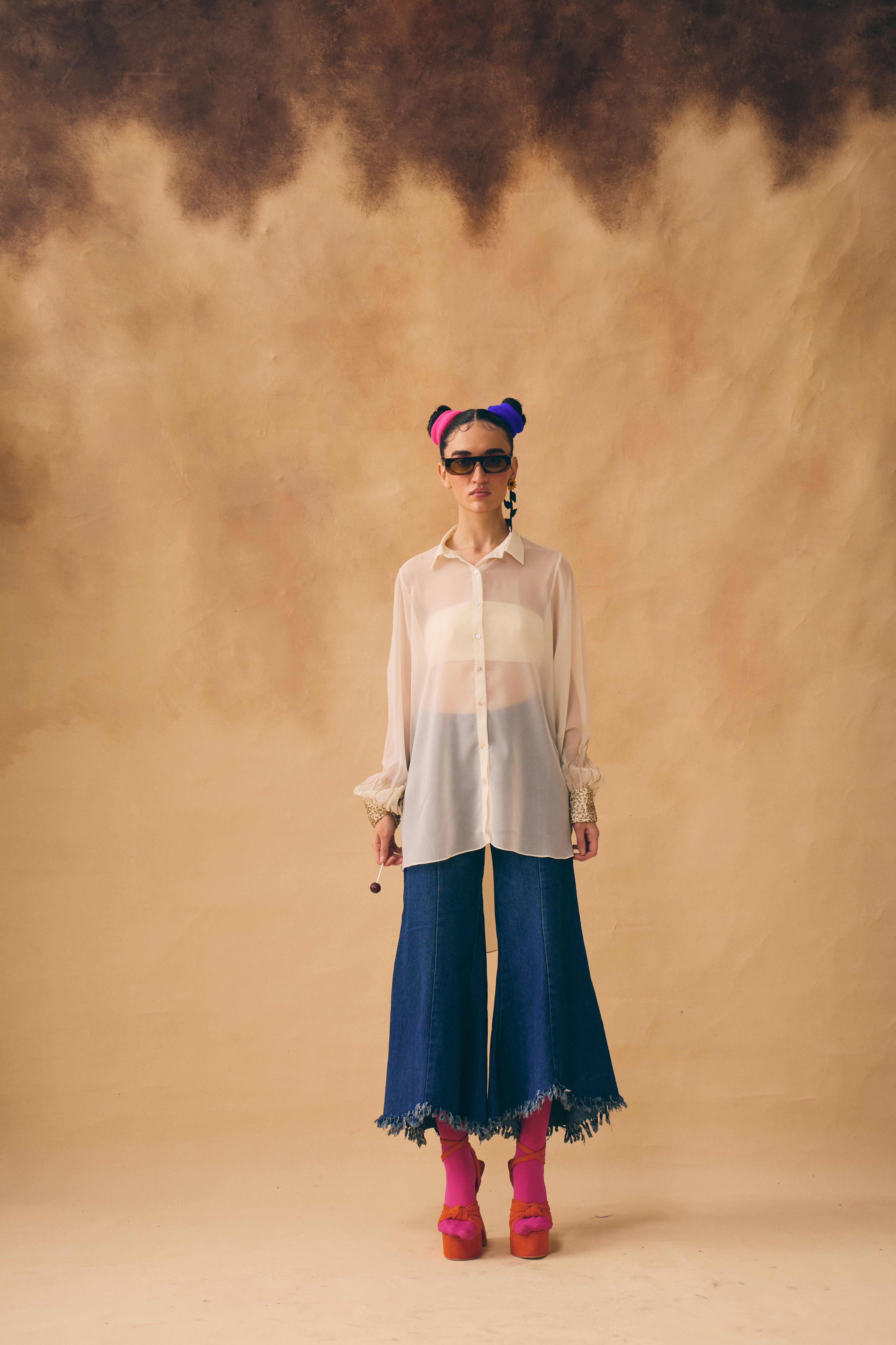 Cream Sunflower Shirt