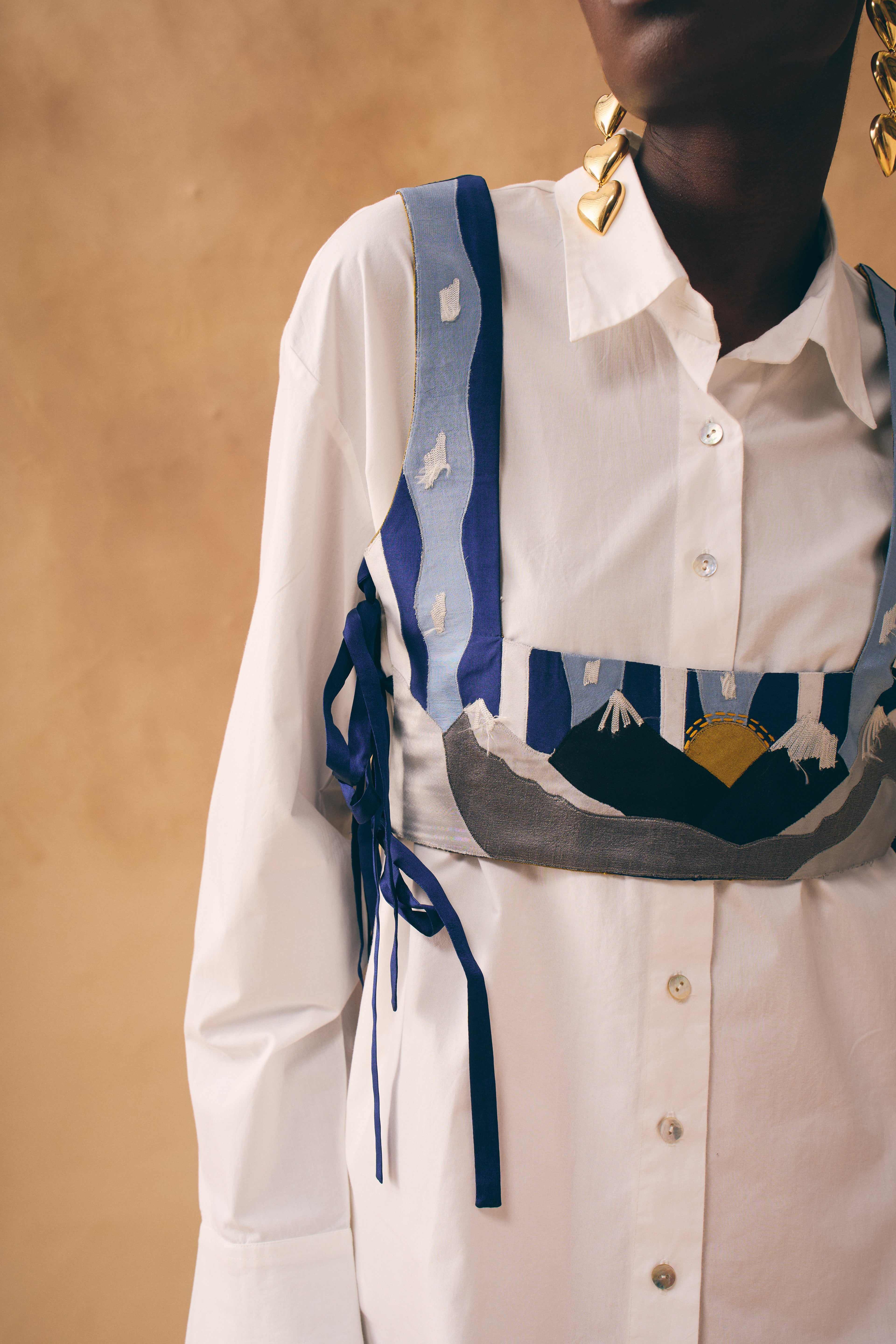 In The Mountains Bib with Shirt