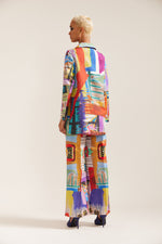 Load image into Gallery viewer, Printed Linen Cropped Jacket Co-ord
