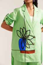 Load image into Gallery viewer, Flower Pot Linen Co-ord
