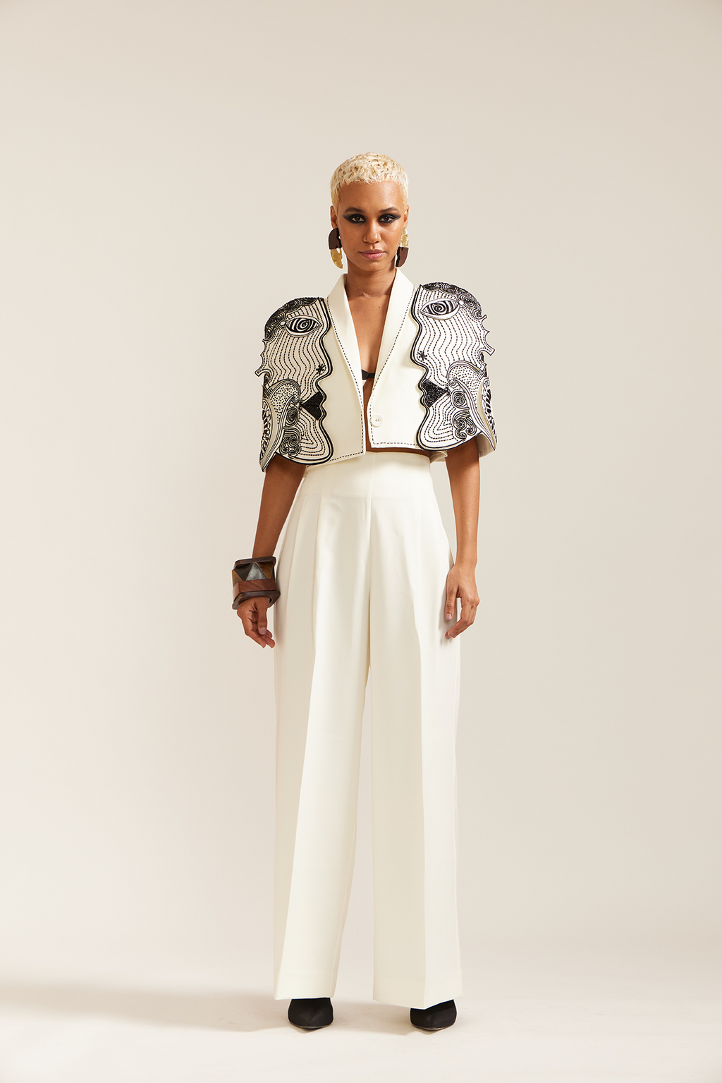 Cream 2 Face 3D Jacket Only