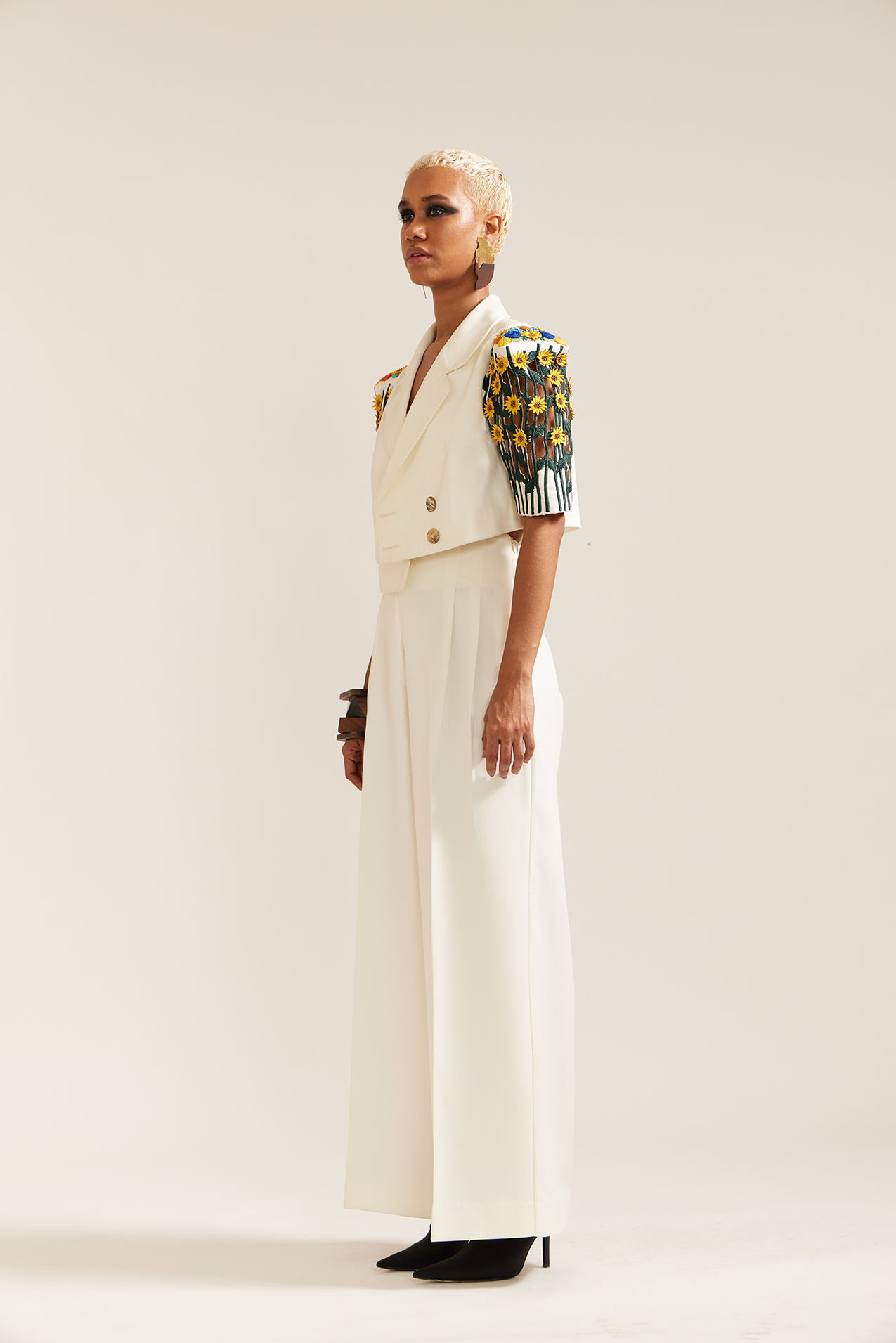 Sunflower Box Sleeve Jacket Co-ord