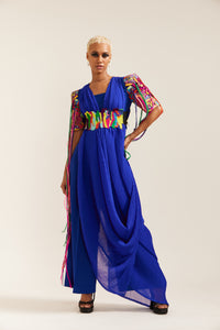 Blue Let Loose Drape