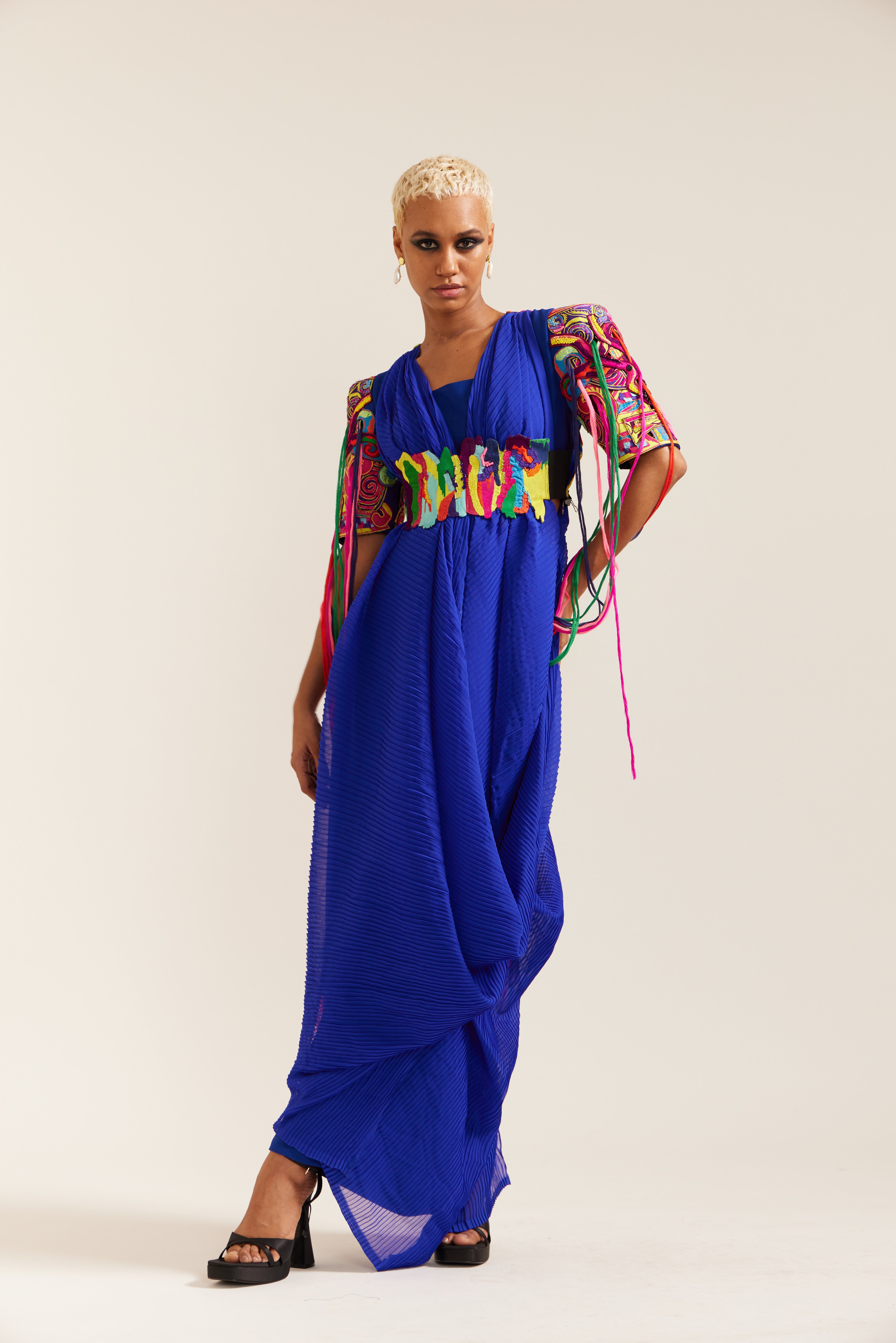 Blue Let Loose Drape