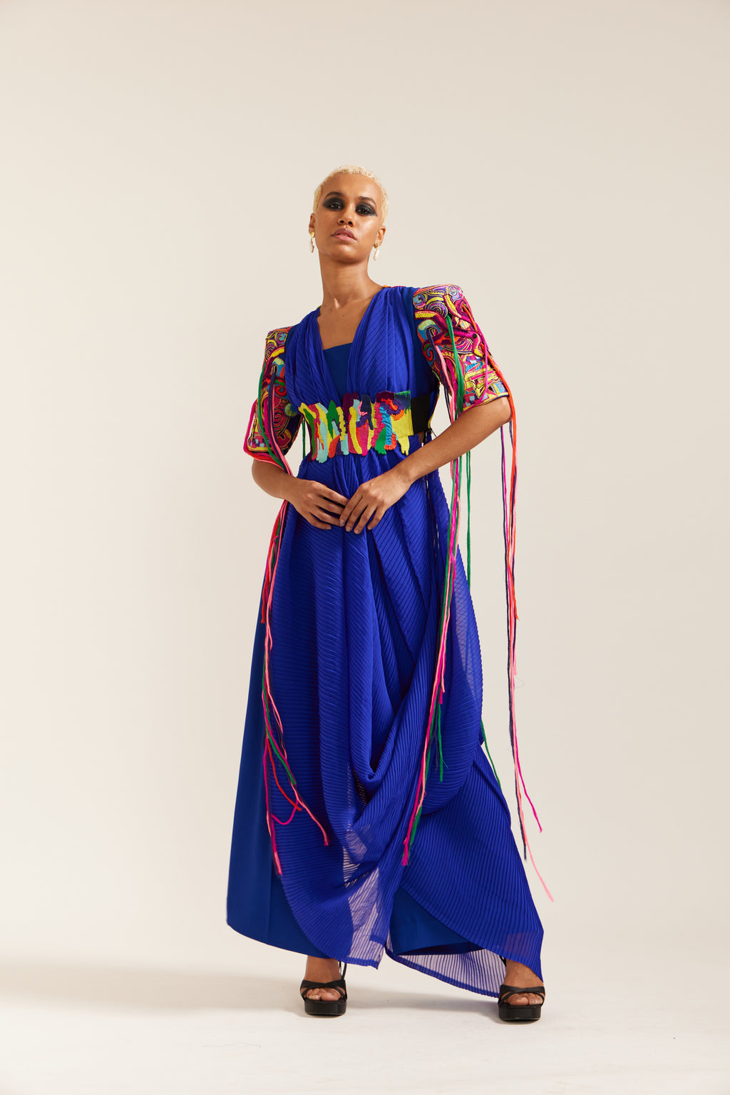 Blue Let Loose Drape
