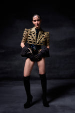 Load image into Gallery viewer, Metallic Bricks Full Cut-out Jacket
