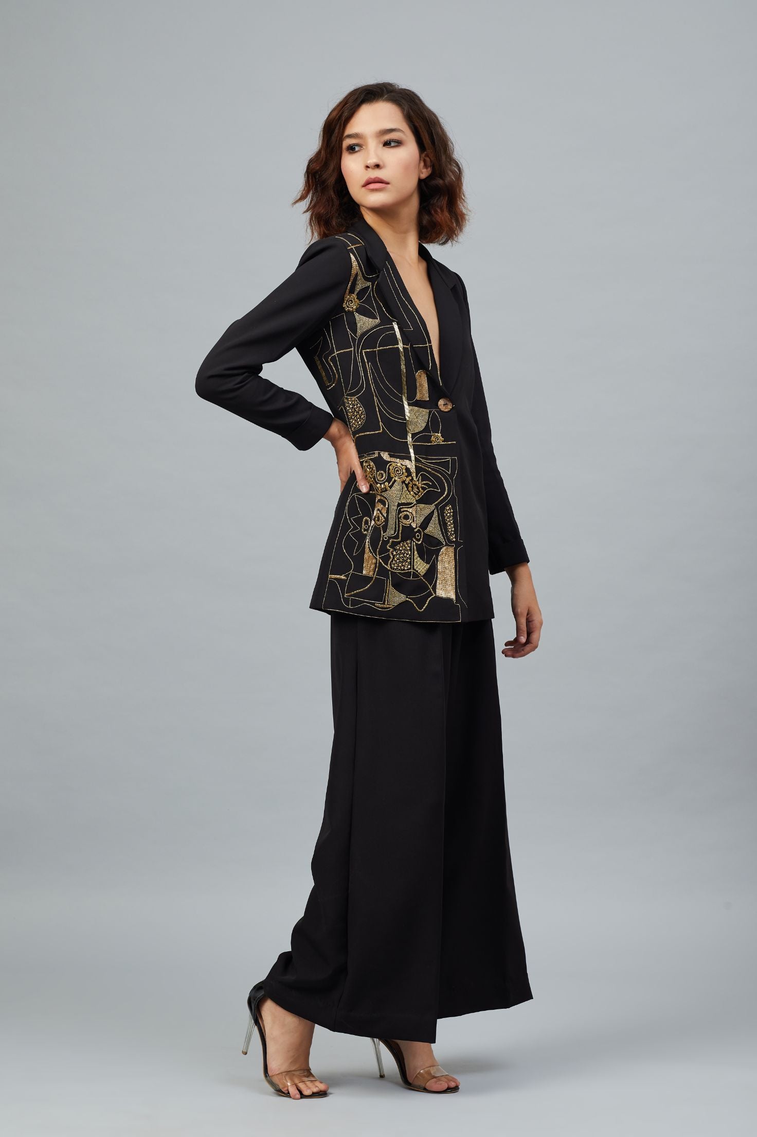 PICASSO BLACK BLAZER CO-ORD
