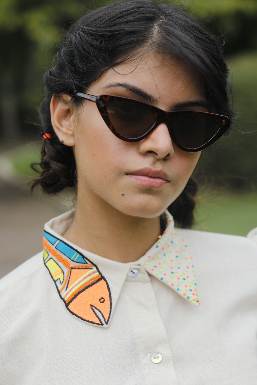 FISH CROP TOP WITH TROUSER