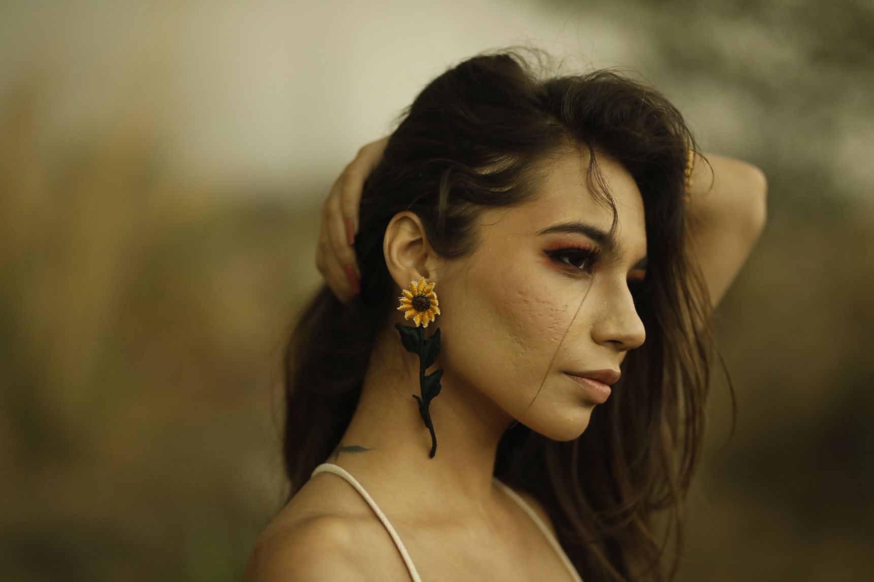 SUNFLOWER EARRINGS