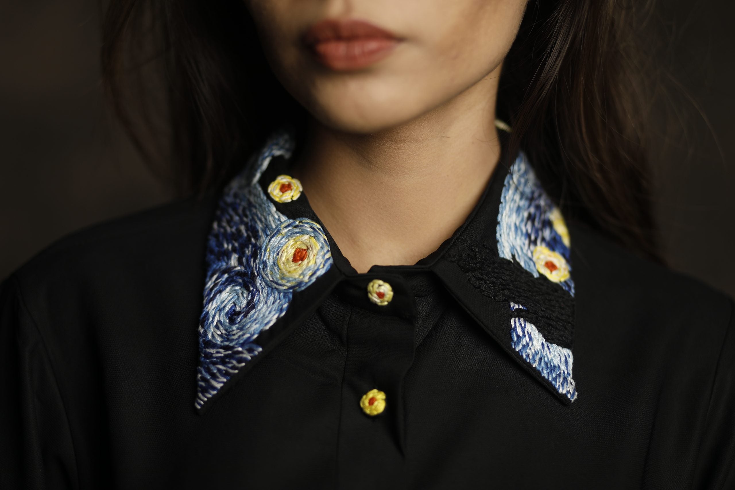 VAN GOGH BACKLESS SHIRT